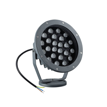 LED kružni reflektor, vodootporan, ugrađen u tlo za vanjsko osvjetljenje travnjaka i dvorišta, DMX512 šareni krajinski osvjetljenje, rasvjeta za drvo