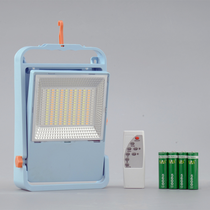 LED solarni punjivi flood light 150W, prijenosno vanjsko nužno osvjetljenje s daljinskim upravljačem, vodootporno