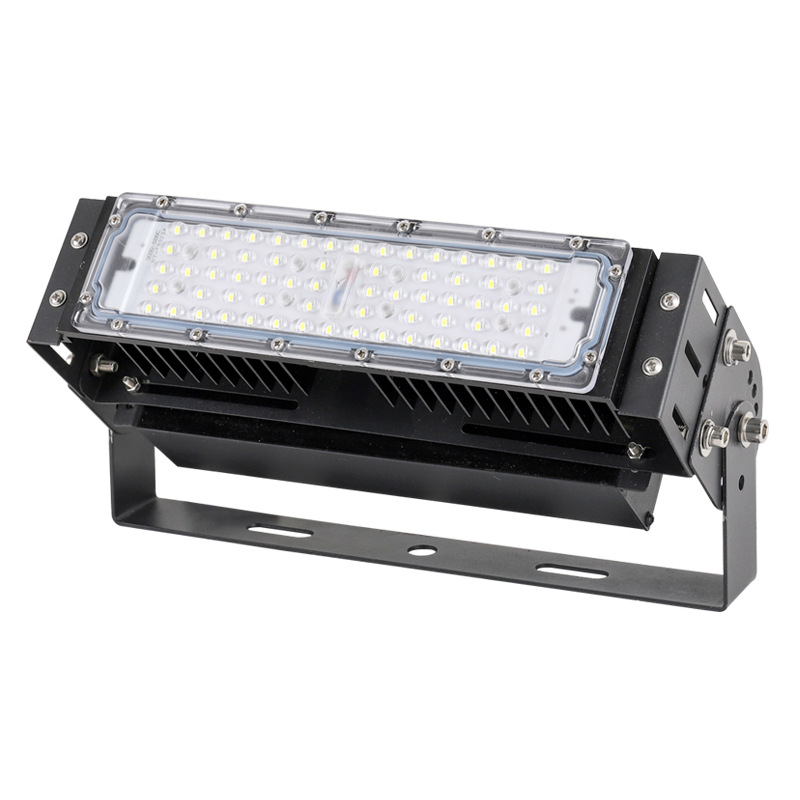 Външен LED прожектор за аварийно осветление в тунели, IP66 водоустойчив, 50W, 6000 lm, 220V, време на работа над 36 часа
