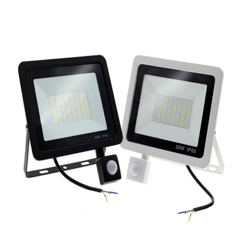 LED reflektor s senzorom pokreta za vanjsku upotrebu, aluminijsko kućište, IP66, 64 LED, 4500 lm, 3000K/6500K, kut zračenja 120°, model XKD-GYD-XPG