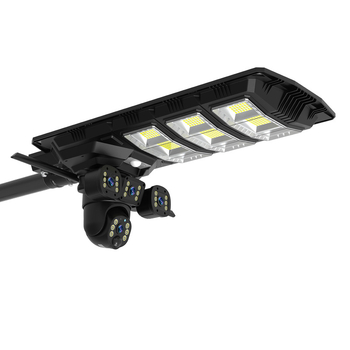 LED solarna ulična rasvjeta s kamerom za HD nadzor, solarni panel, visoka snaga, vanjska vodootporna vrtna svjetiljka