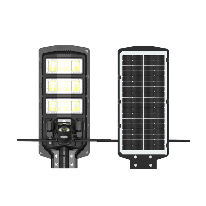 LED solarna ulična rasvjeta s kamerom za HD nadzor, solarni panel, visoka snaga, vanjska vodootporna vrtna svjetiljka