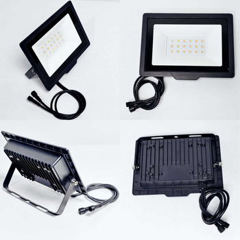 RGB LED прожектор за стена и ландшафтно осветление на открито, IP66 водоустойчив, 100W, димируем, WS2811 контролер