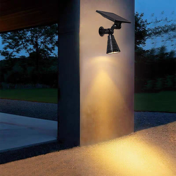 Solarne LED reflektorske lampe za travnjak i vrt, vanjske zidne lampe, osvjetljenje drveća i zemljom ugrađene rasvjetne staze