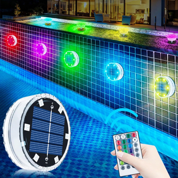 Solarna podvodna LED svjetiljka za bazen, vrt i ribnjak – dekorativno vanjsko osvjetljenje za atmosferu