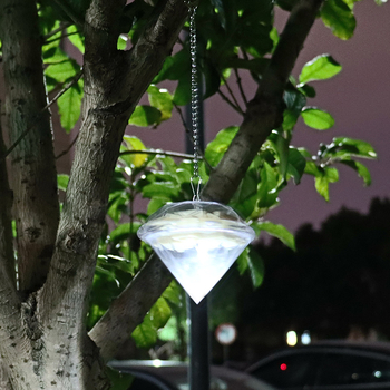 Vanjska solarna LED rasvjeta za dvorište kuće i vile, dekorativna lampa u obliku dijamanta, vodootporna