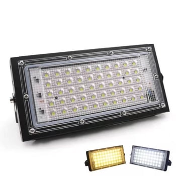 LED reflektor 110V, 50W, IP65 vodonepropusno vanjsko osvjetljenje za gradilište, snop 180°, 6000 lm