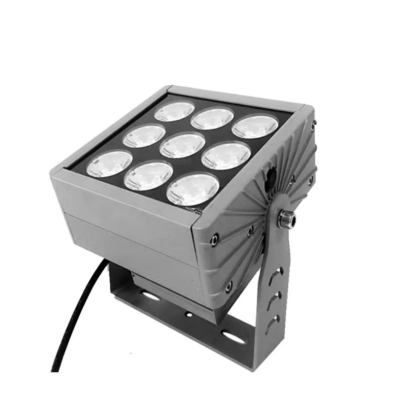 LED vanjski reflektor - IP65, aluminijsko kućište, 9 LED, 2000 lm, kut snopa 5°, fasadno osvjetljenje