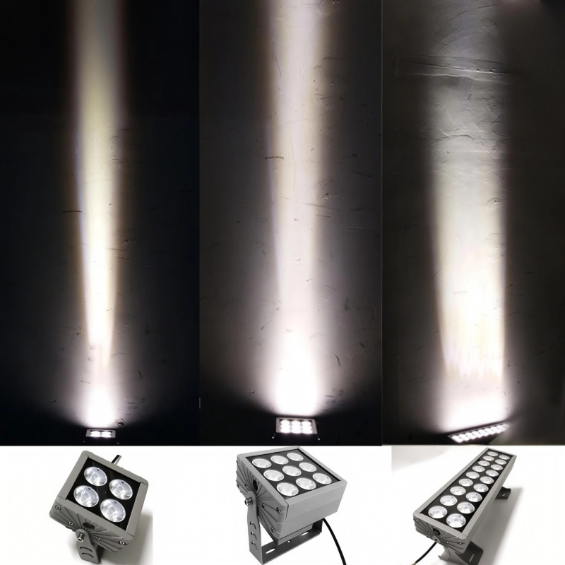 LED vanjski reflektor - IP65, aluminijsko kućište, 9 LED, 2000 lm, kut snopa 5°, fasadno osvjetljenje