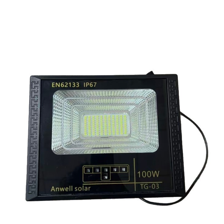 100W LED reflektor s solarnim pogonom, vanjski IP65, senzor pokreta, rasvjeta za vrt i dom