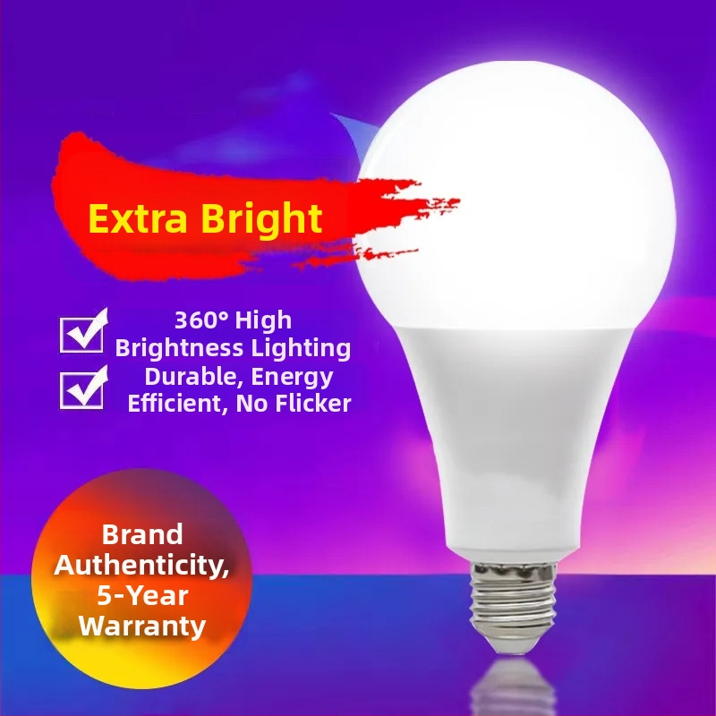 LED žarulja, 800 lm, bijela svjetlost, E27 navoj, konstantni tok, zaštita očiju, unutarnje osvjetljenje, nije dimmabilna