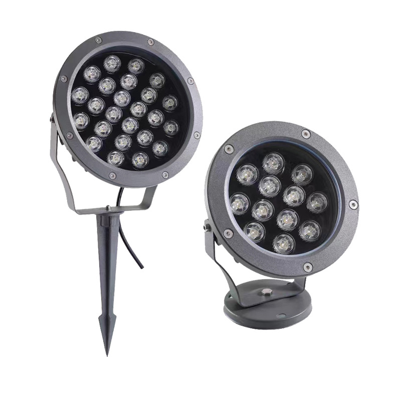 LED podzemni reflektor, IP65 vanjsko osvjetljenje vrta, RGB opcije, 3W–48W
