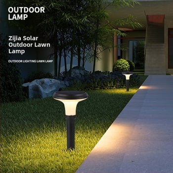 Solarna lampa za travu, vanjska dekorativna rasvjeta za vrt, IP65 vodootporna, svjetlo za ugradnju u tlo