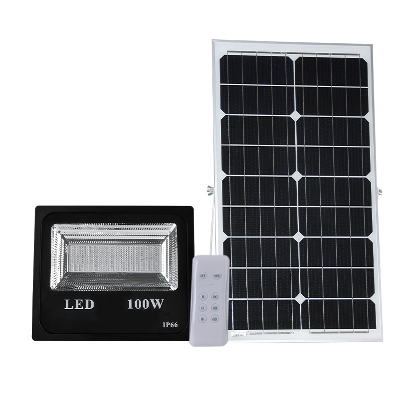 Solarni RGB reflektor 100W s daljinskim upravljanjem za vanjski dvorište i travnjak