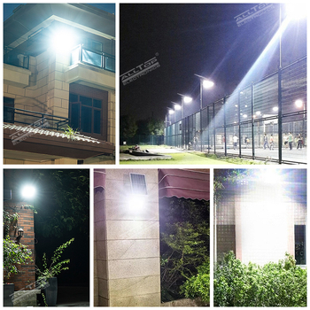 Solarna dvorišna LED rasvjeta, 100W, IP65, 12V, za vanjsko kućno osvjetljenje