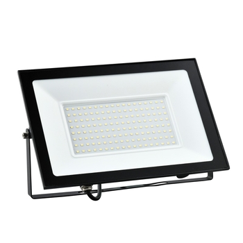 Kültéri LED reflektor 100W, IP66, 160° fénycsugár szög, 8000 lm, alumínium ház, fekete, 144 LED-dióda