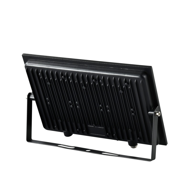 Kültéri LED reflektor 100W, IP66, 160° fénycsugár szög, 8000 lm, alumínium ház, fekete, 144 LED-dióda