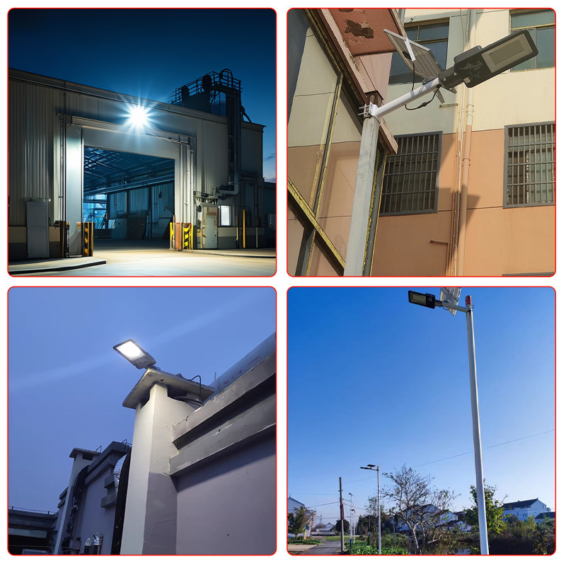 LED solarno ulično svjetlo, tip split, vanjska vodootporna rasvjeta za vrt i ruralne ceste