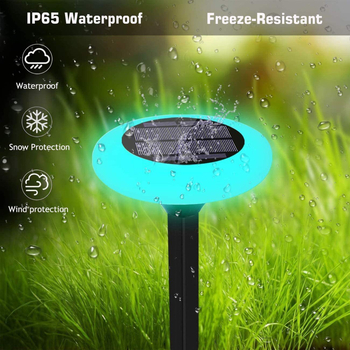 Solarne LED lampe za travu s stalkom, za vanjske vrtove i krajolik