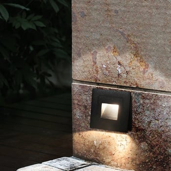 86 mm senzor LED podzemno svjetlo dvorišta – vanjsko svjetlo za zid i stepenice, DC24V kutno svjetlo