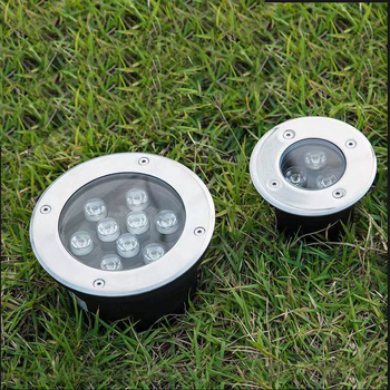 Υπόγεια LED λάμπα, αδιάβροχη και ενσωματωμένη, για κήπους και τοπία, αυλή, γκαζόν – τετράγωνη εξωτερική λάμπα τοίχου