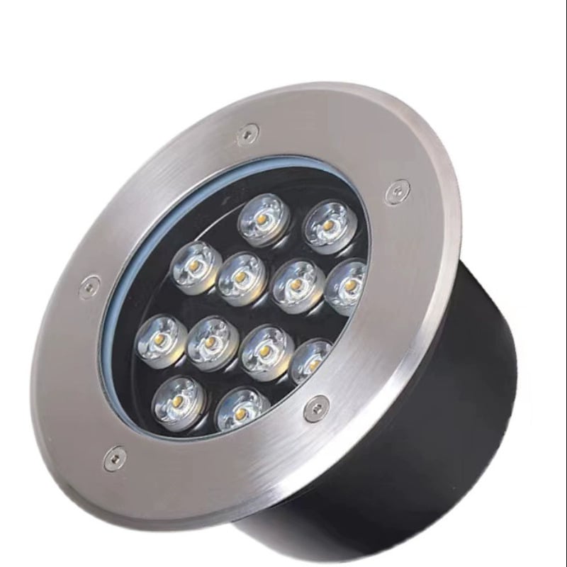 Υπόγεια LED λάμπα, αδιάβροχη και ενσωματωμένη, για κήπους και τοπία, αυλή, γκαζόν – τετράγωνη εξωτερική λάμπα τοίχου