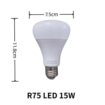 Lampa LED tip ciupercă E27, 7W/9W/15W, înaltă luminozitate, corp din aluminiu cu acoperire din plastic, abajur PC, iluminare pentru casă și spații comerciale