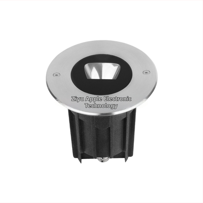 130 mm podzemné LED svetlo na plnenie stien, jednopolarizované, špeciálny uhol 28°×70°, IP67, 316L nerezová oceľ + lisovaný hliník, 24/220V, pre projekty krajinného dizajnu