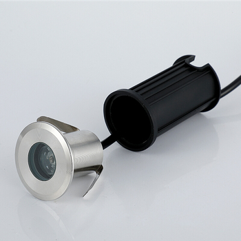 1W ugrađeni LED reflektor za podove, IP68, nehrđajući čelik, promjer 52 mm, 220V, 3000K, dimmable i promjena boje