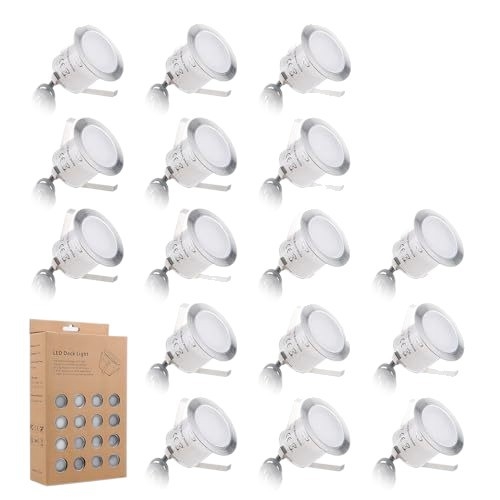 Vanjsko LED podno osvjetljenje za dvorište, podzemno osvjetljenje, svjetlo za stepenice, ugradno zidno dekorativno svjetlo, osvjetljenje puta, IP67, 270° snop svjetla, dimmable i promjenjiva boja