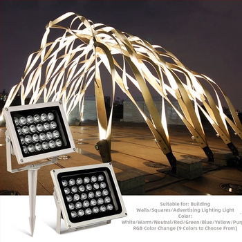 LED vanjski floodlight – vodootporan reflektor za zidove, drveće i vrt, krajobronsko osvjetljenje, 12V, IP65, visoka svjetlost, 6–100W