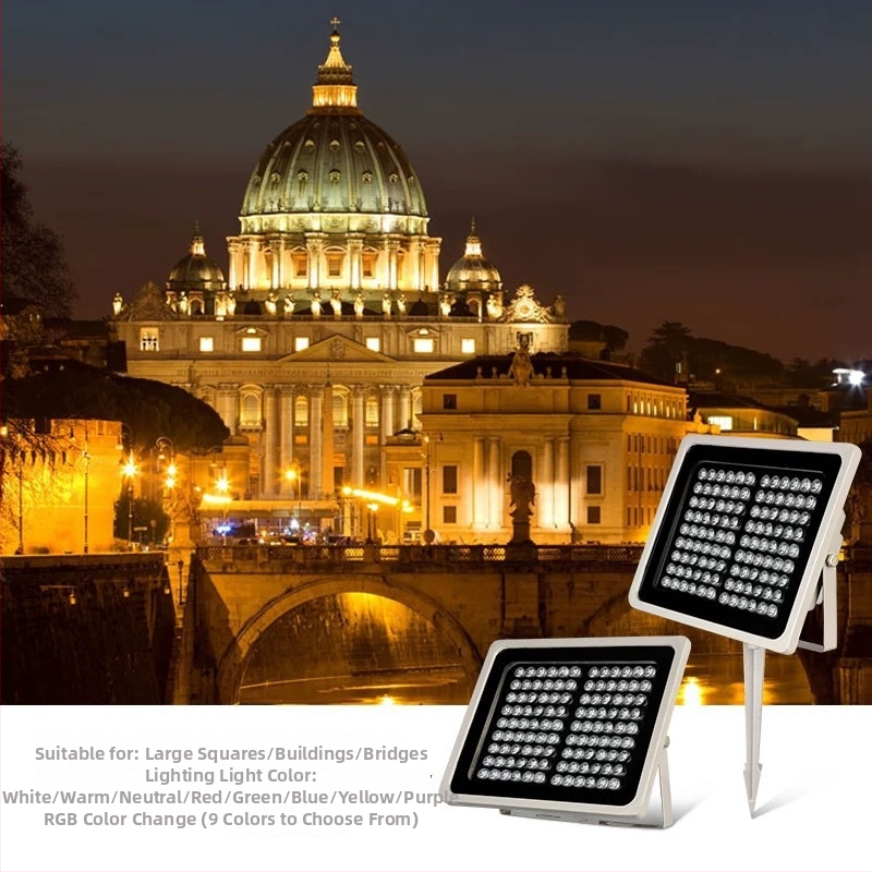LED vanjski floodlight – vodootporan reflektor za zidove, drveće i vrt, krajobronsko osvjetljenje, 12V, IP65, visoka svjetlost, 6–100W
