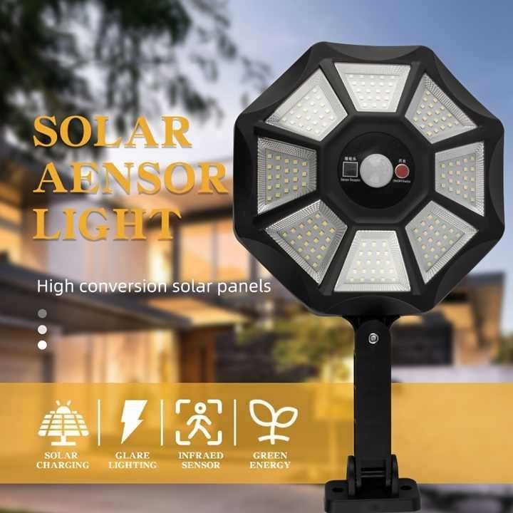 Solarna LED zidna svjetiljka s IR senzorom, integrirano vrtno svjetlo za vanjsku upotrebu, vodootporna IP65