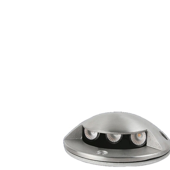 LED svjetlo za stazu i stepenice od nehrđajućeg čelika, IP67, 220V, 3 LED, 150 lm, 3000K, za drvene mostove i stepenice