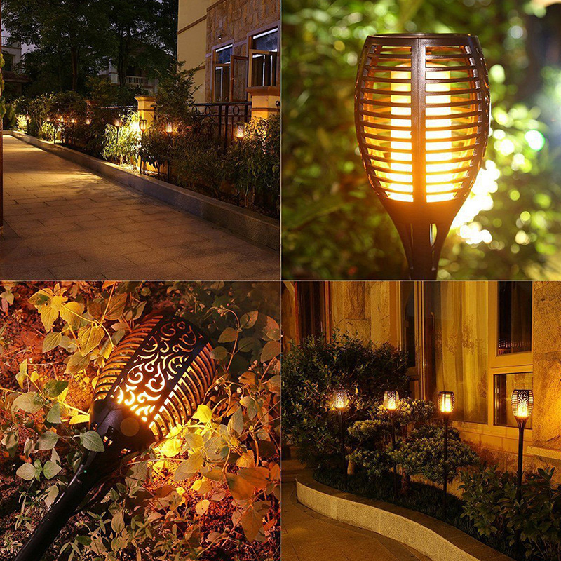 Solne LED lampe u obliku plamena za travnjak i vrt