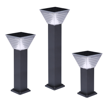 Vanjska vodootporna solarna zidna svjetiljka za vrt, aluminij, IP65, 5W