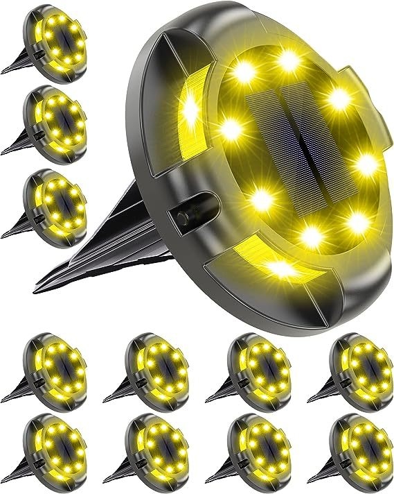 Solarna podzemna lampa s bočnim osvjetljenjem za vanjsku okućnicu i travnjak