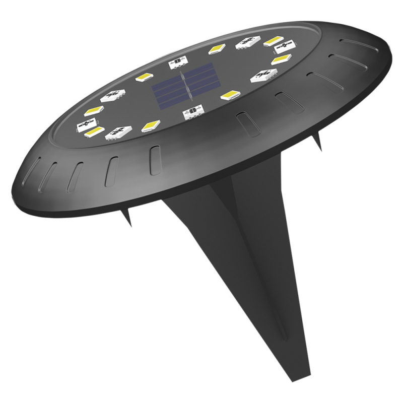 Vanjska solarna podzemna lampa za vrt – LED, vodootporna, šareni travnjak osvjetljenje