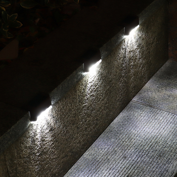Vanjska vodootporna solarna LED rasvjeta za vrtove, vile, travnjake, stepenice i ograde — svjetlo sa sedam znakova
