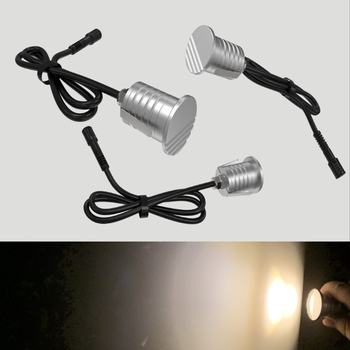 Vanjska vodootporna lampica za stepenice, ugrađena u tlo, za trgove i stambene četvrti, anti-refleksija, nije dimmabilna.