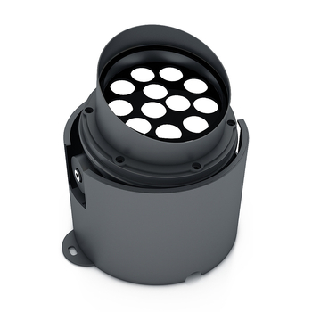 LED floodlight s podesivim kutem za vanjsku rasvjetu, osvjetljenje drveća i stupova, višebojni reflektor, IP67, model Eyst-7635