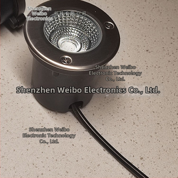 80 mm RGB podzemné LED svetlo, kruhové, 3W, DC12V, IP65, vonkajšie osvetlenie krajiny