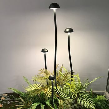LED vanjska lampa za travnjak, aluminij, vodootporna, dekorativna rasvjeta za dvorište u obliku gljive