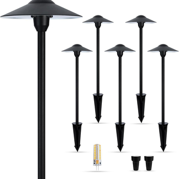 Vanjska lampa za travu, 12V-24V, 5W, 120 lm, 3000K, dekorativno osvjetljenje za staze i vrt