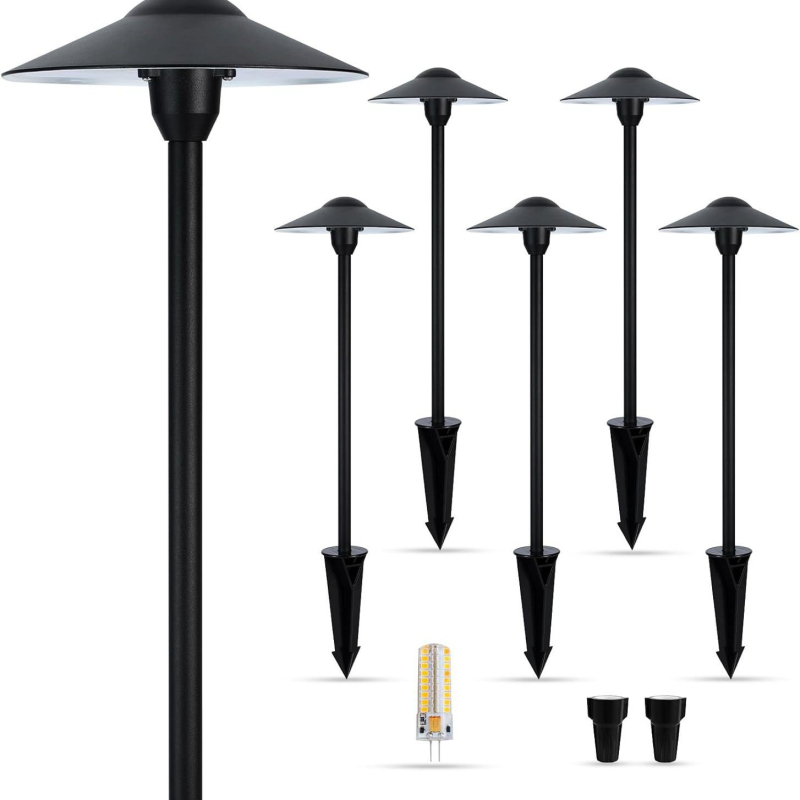 Vanjska lampa za travu, 12V-24V, 5W, 120 lm, 3000K, dekorativno osvjetljenje za staze i vrt