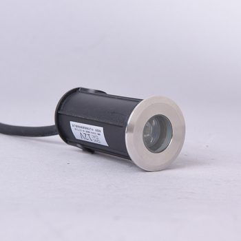 Mini podzemna LED svjetiljka, ugrađena u tlo, vanjska vodootporna, 1W, 12V/24V/220V, topla bijela 3000K, osvjetljenje stepenica