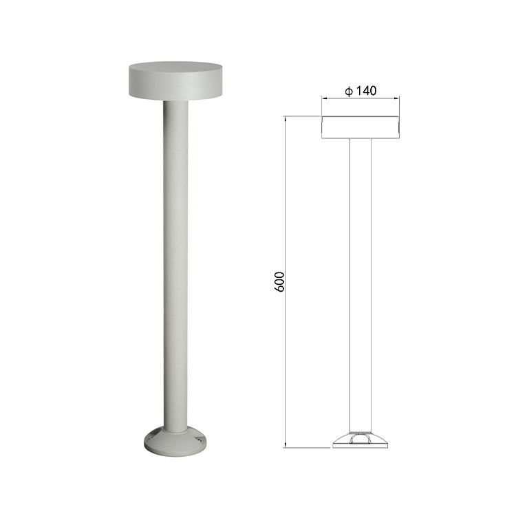 LED moderna rasvjeta krajolika dvorište – vanjska, IP65, aluminij, 2x5W