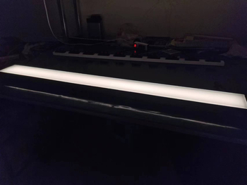 Ugradno kvadratno svjetlo za pločnik, 24V DC, IP67, 18W, 1000×90×40 mm