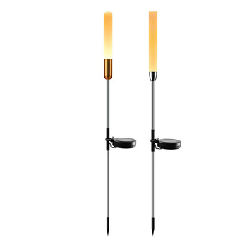 Lampă solară în formă de bețișor din stuf pentru exterior, iluminare LED rezistentă la apă, decor de grădină cu textură mată bule