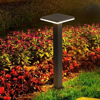 LED vanjska vodootporna svjetiljka za travnjak, moderna dvorišna rasvjeta vrt i krajolik, kućište od aluminija, IP55, 12W